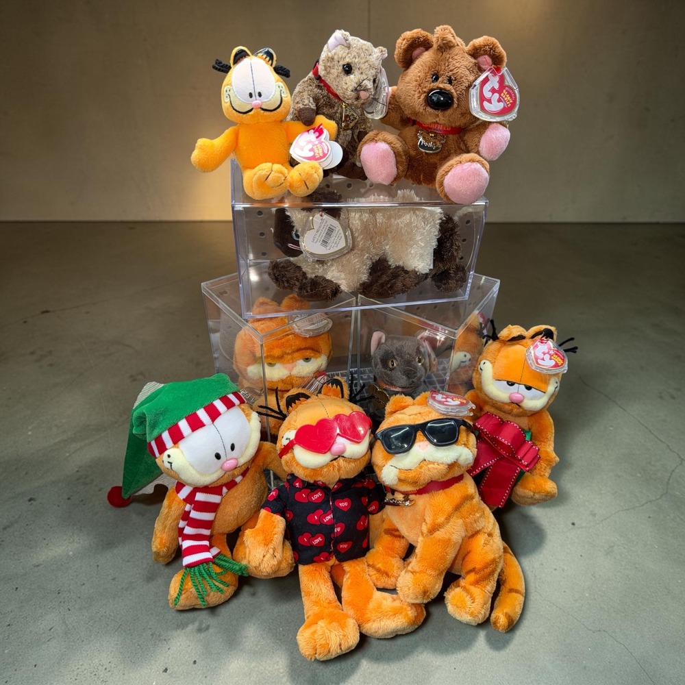 Ultimate Y2K Garfield Fan Bundle - 10 pc MWMT Beanie Babies